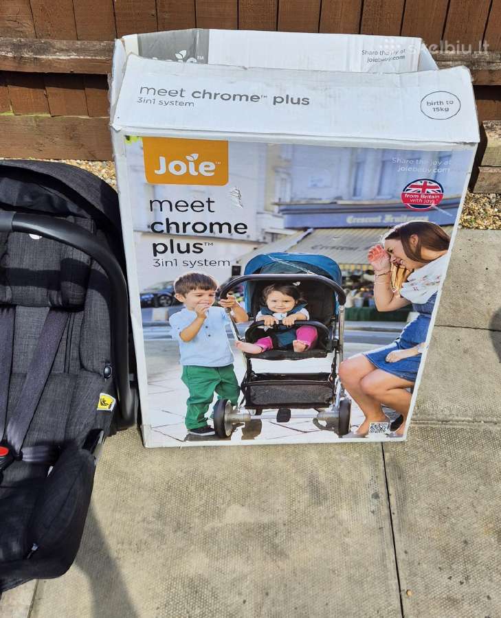 Joie Chrome Plus 3 In 1 Kelionių Sistema ir kedute - nuotraukos Nr. 9