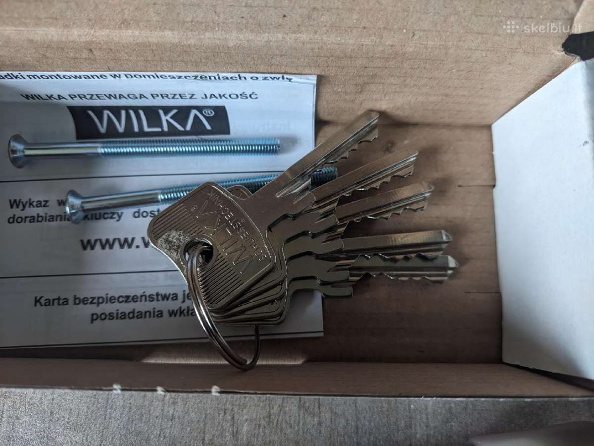 Spynos cilindrai lauko durims Wilka, komplektas - nuotraukos Nr. 4