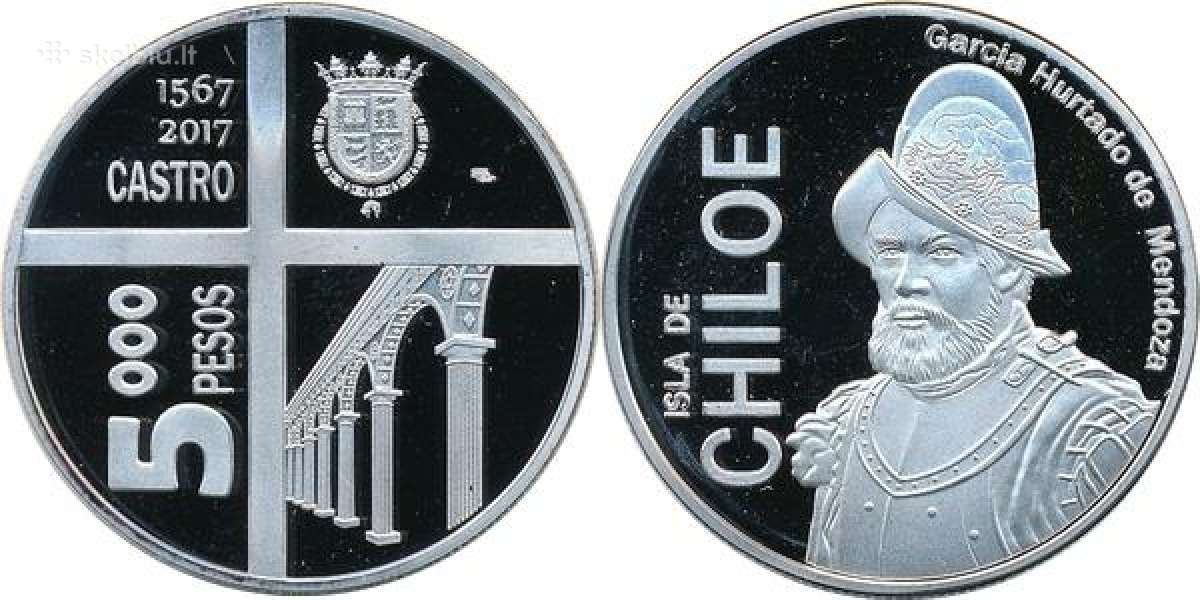 Čilė 2017 5000 pesos