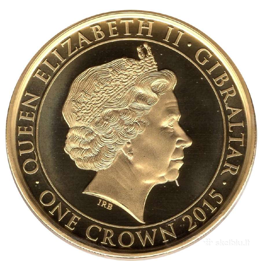 Gibraltaras 1 Crown 2015 Winston Churchill - nuotraukos Nr. 3