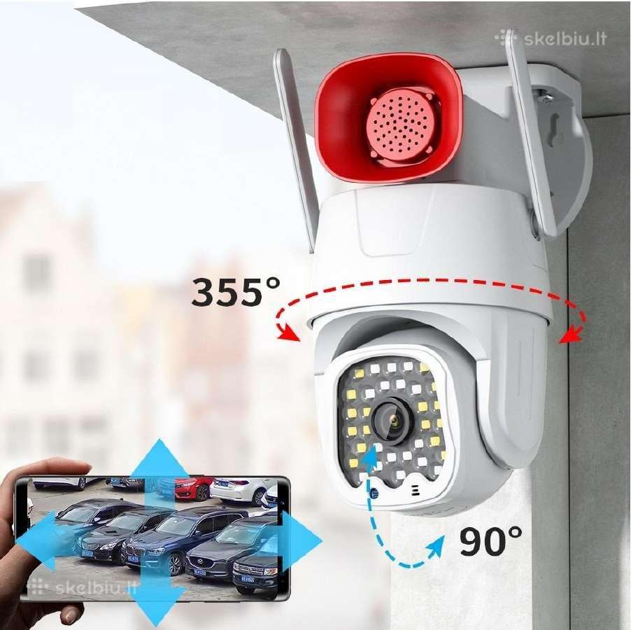 2024m! WiFi sukinėjama ir sekiojanti lauko kamera - nuotraukos Nr. 11