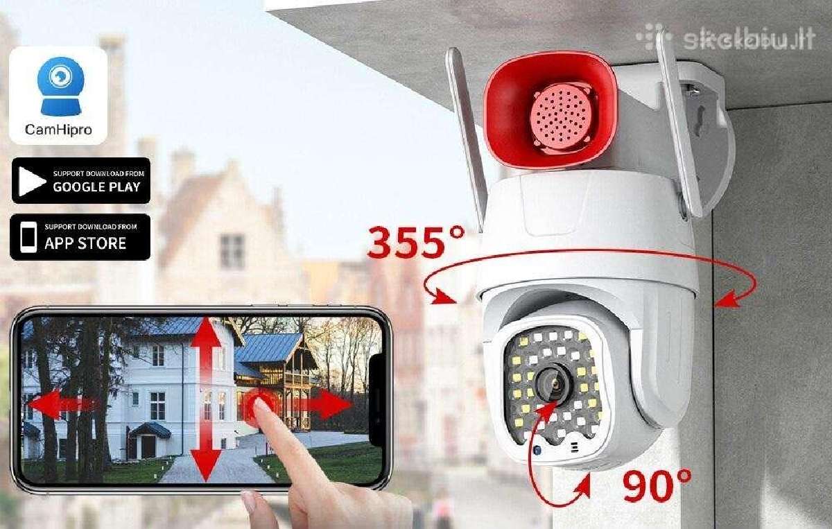 2024m! WiFi sukinėjama ir sekiojanti lauko kamera - nuotraukos Nr. 13