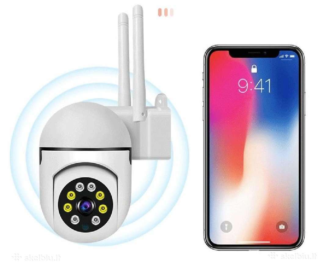 Daug modelių! Kupolinė Ip WiFi lauko vaizdo kamera - nuotraukos Nr. 14