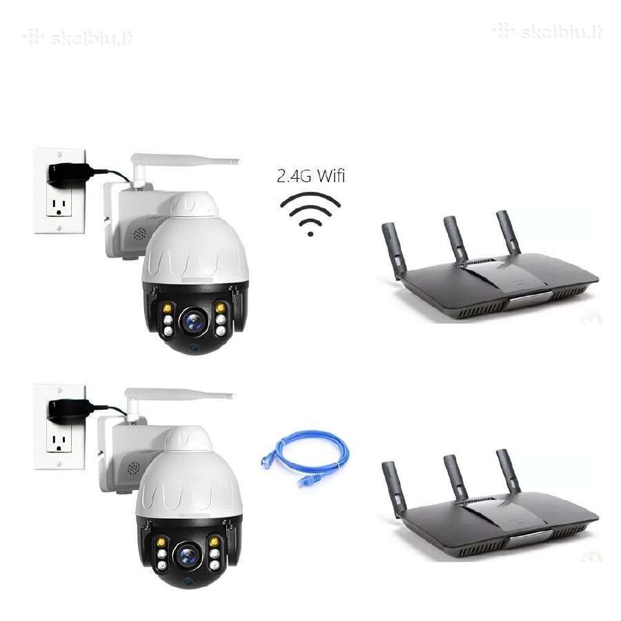 Daug modelių! Kupolinė Ip WiFi lauko vaizdo kamera - nuotraukos Nr. 18