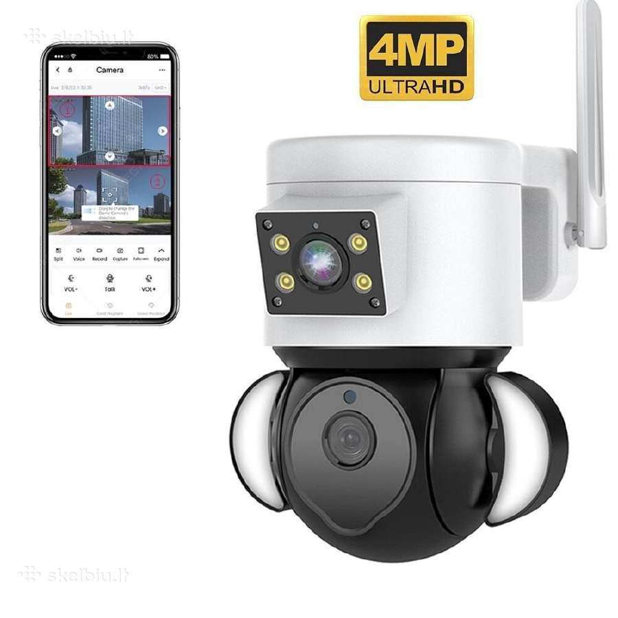 2024m! Full HD WiFi lauko vaizdo kamera sirena - nuotraukos Nr. 11