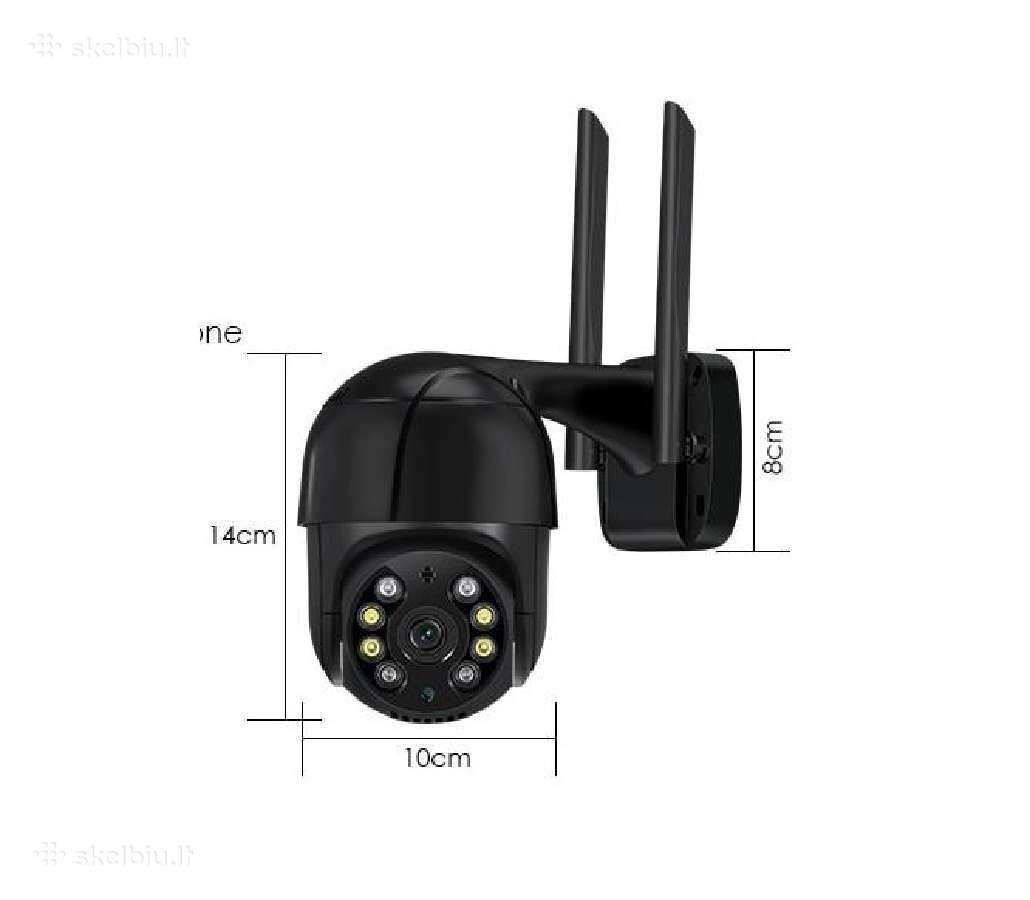 2024m! Full HD WiFi lauko vaizdo kamera sirena - nuotraukos Nr. 17