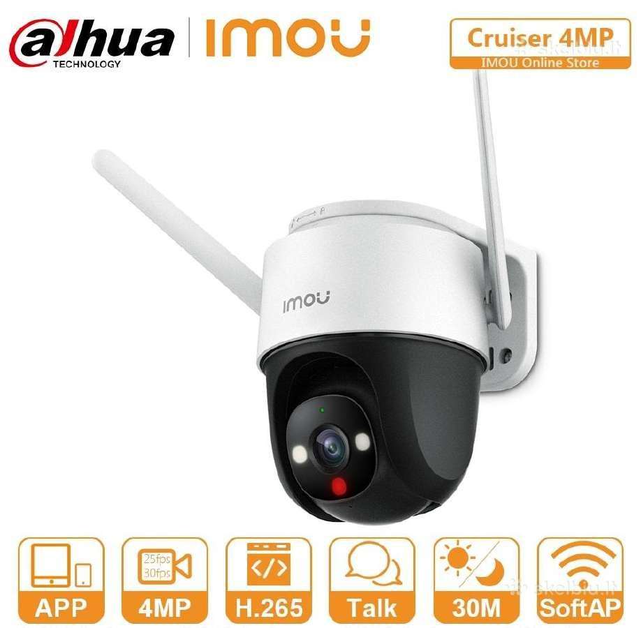2024m! Full HD WiFi lauko vaizdo kamera sirena - nuotraukos Nr. 20