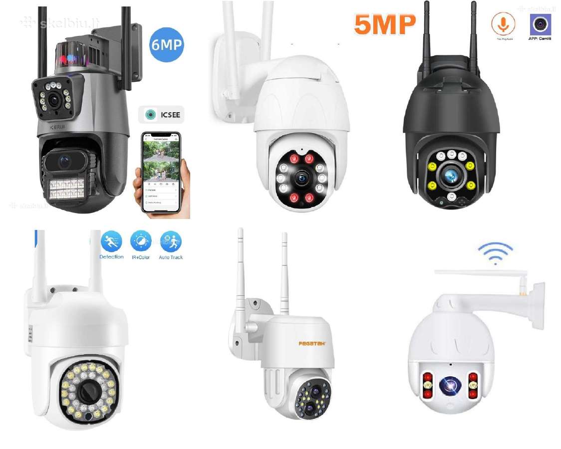 Platus pasirinkimas! WiFi sekiojanti lauko kamera