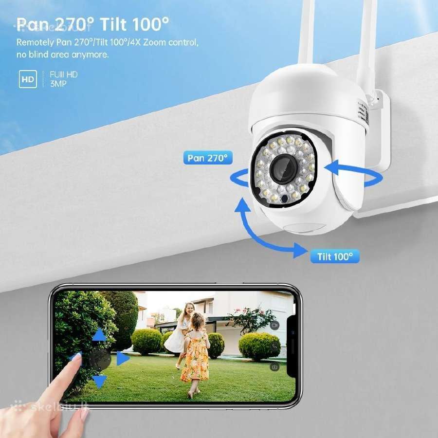 Platus pasirinkimas! WiFi sekiojanti lauko kamera - nuotraukos Nr. 9