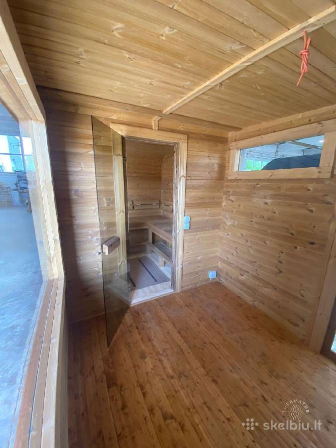 Naujiena Cube Wide pirtis sauna - nuotraukos Nr. 28