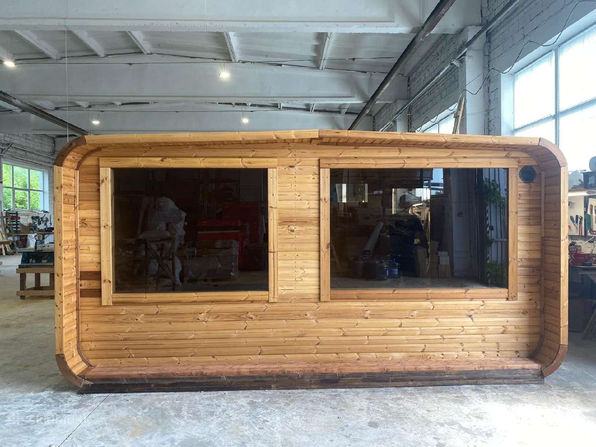 Naujiena Cube Wide pirtis sauna - nuotraukos Nr. 16