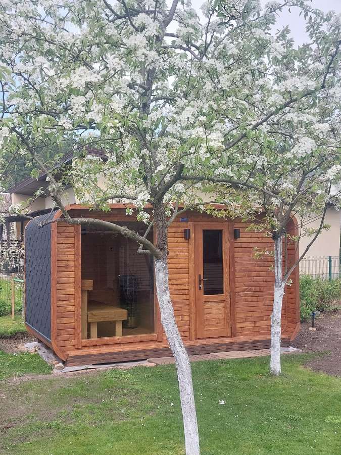 Naujiena Cube Wide pirtis sauna - nuotraukos Nr. 12