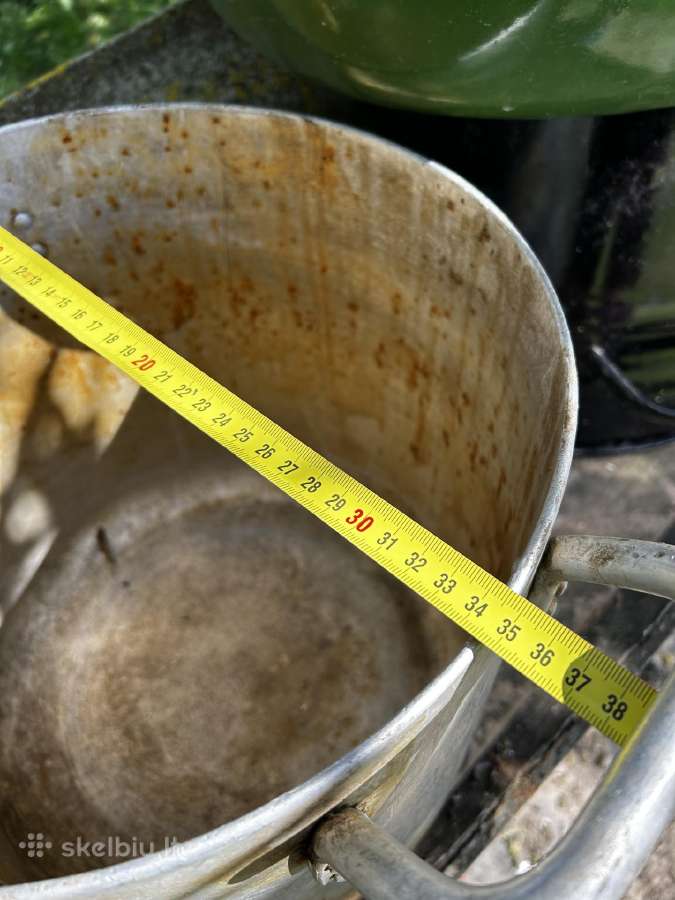 Aliuminiai puodai po 40 ltr