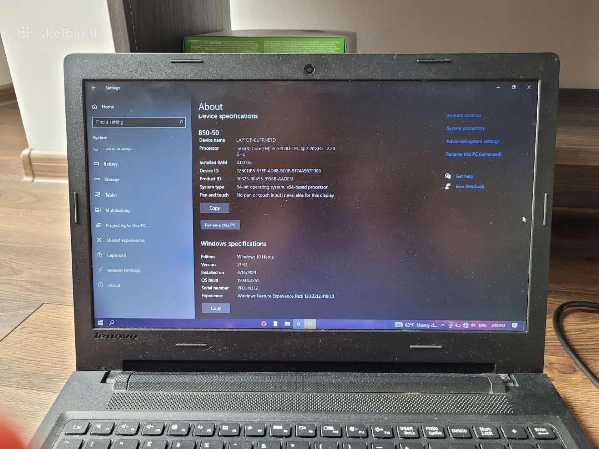 Lenovo ideapad - nuotraukos Nr. 6