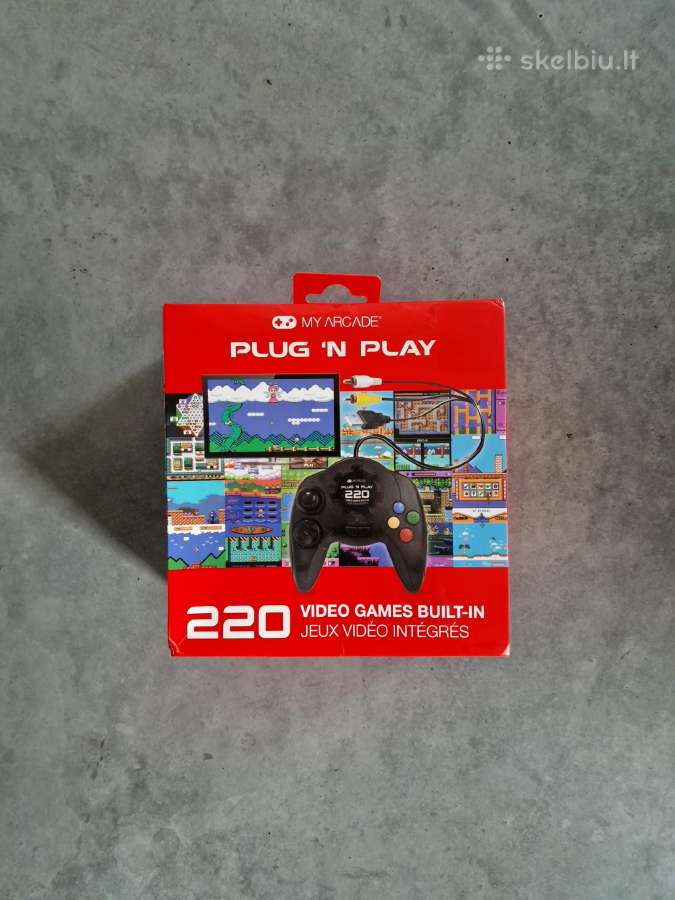 „My Arcade Plug N Play“ TV žaidimų konsolė: 220