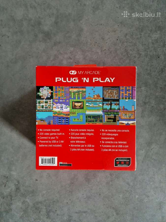 „My Arcade Plug N Play“ TV žaidimų konsolė: 220 - nuotraukos Nr. 2