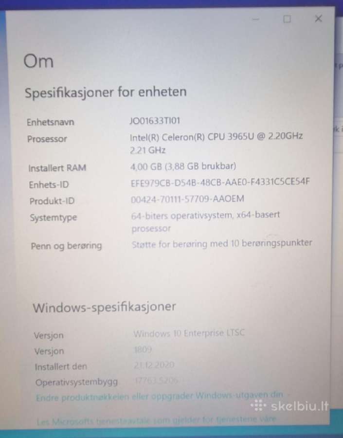Hp Engage All in One sistema - nuotraukos Nr. 12