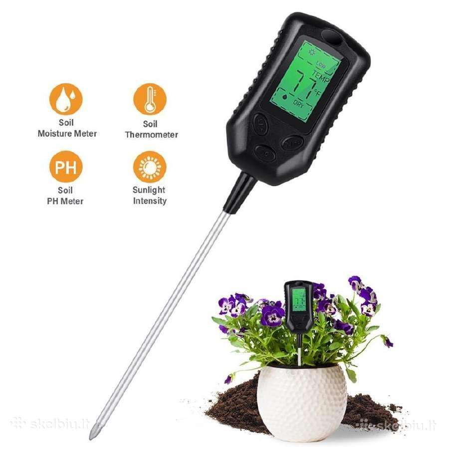 Daug modelių! Dirvožemio Ph Ec drėgmės matuoklis - nuotraukos Nr. 10