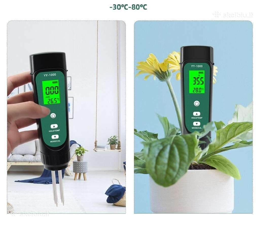Daug modelių! Dirvožemio Ph Ec drėgmės matuoklis - nuotraukos Nr. 13
