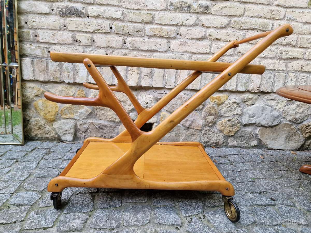 Vintažinis mid century serviravimo staliukas - nuotraukos Nr. 23