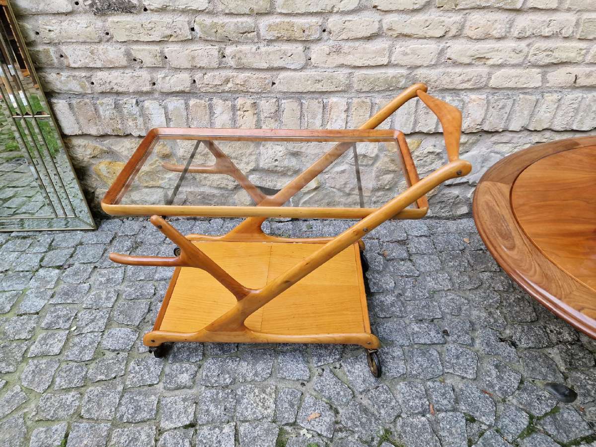 Vintažinis mid century serviravimo staliukas - nuotraukos Nr. 27