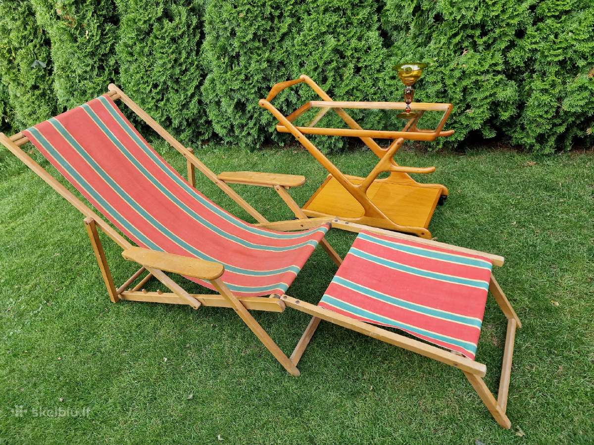 Vintažinis mid century serviravimo staliukas - nuotraukos Nr. 30