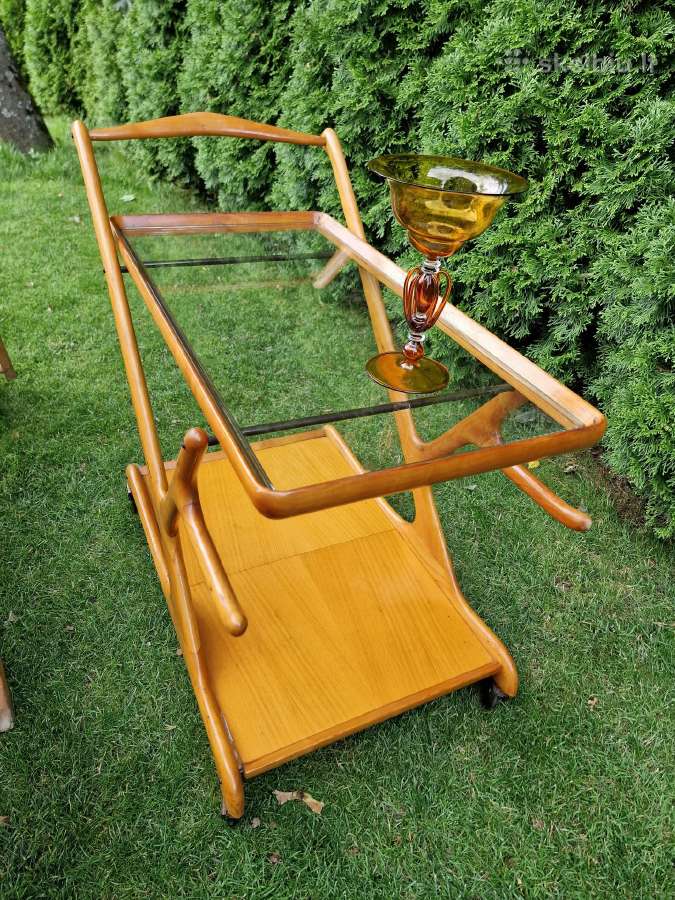 Vintažinis mid century serviravimo staliukas - nuotraukos Nr. 33