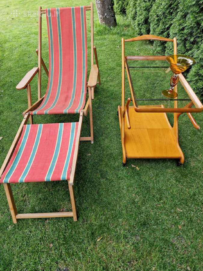 Vintažinis mid century serviravimo staliukas - nuotraukos Nr. 37