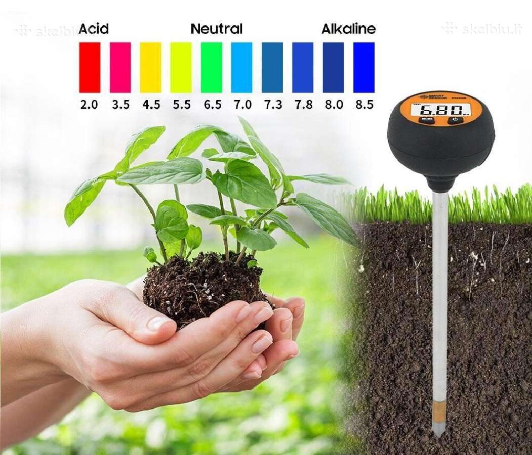 2024! Dirvožemio Ph ir drėgmės matuoklis - nuotraukos Nr. 6