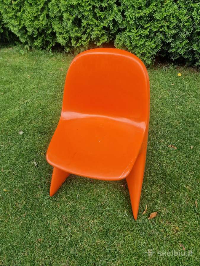 Vintažinė mid century kėdutė - nuotraukos Nr. 5
