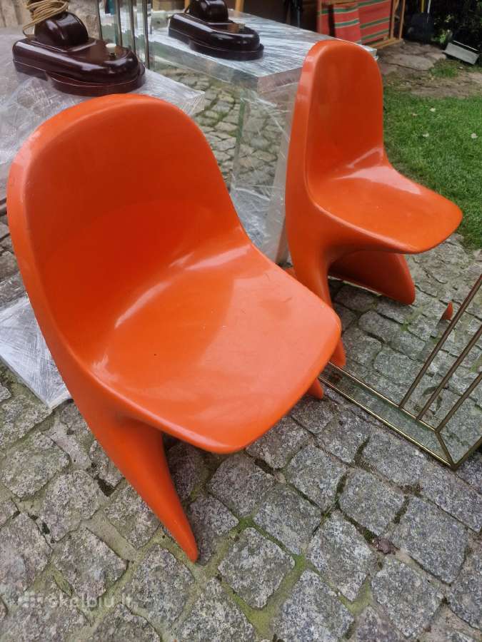 Vintažinė mid century kėdutė - nuotraukos Nr. 20