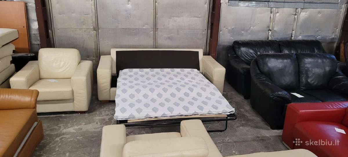 Odinis komplektas Sofa Lova ir du foteliai - nuotraukos Nr. 3