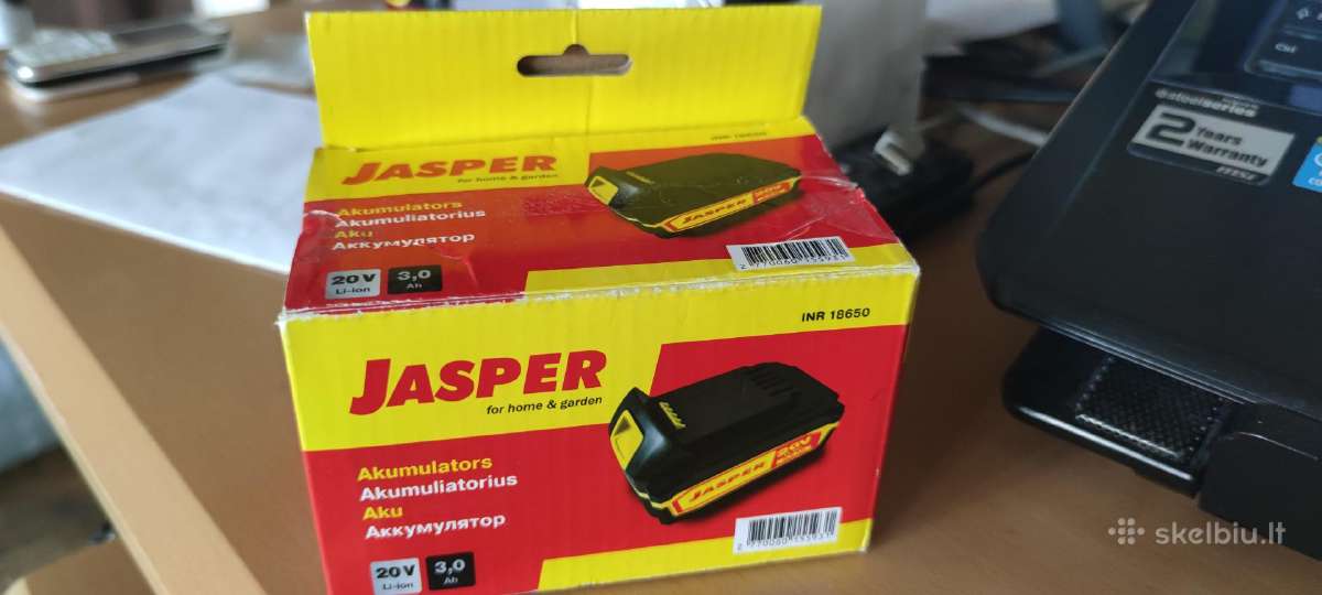 Akumuliatorius Jasper 20v/li-ion/3.0ah