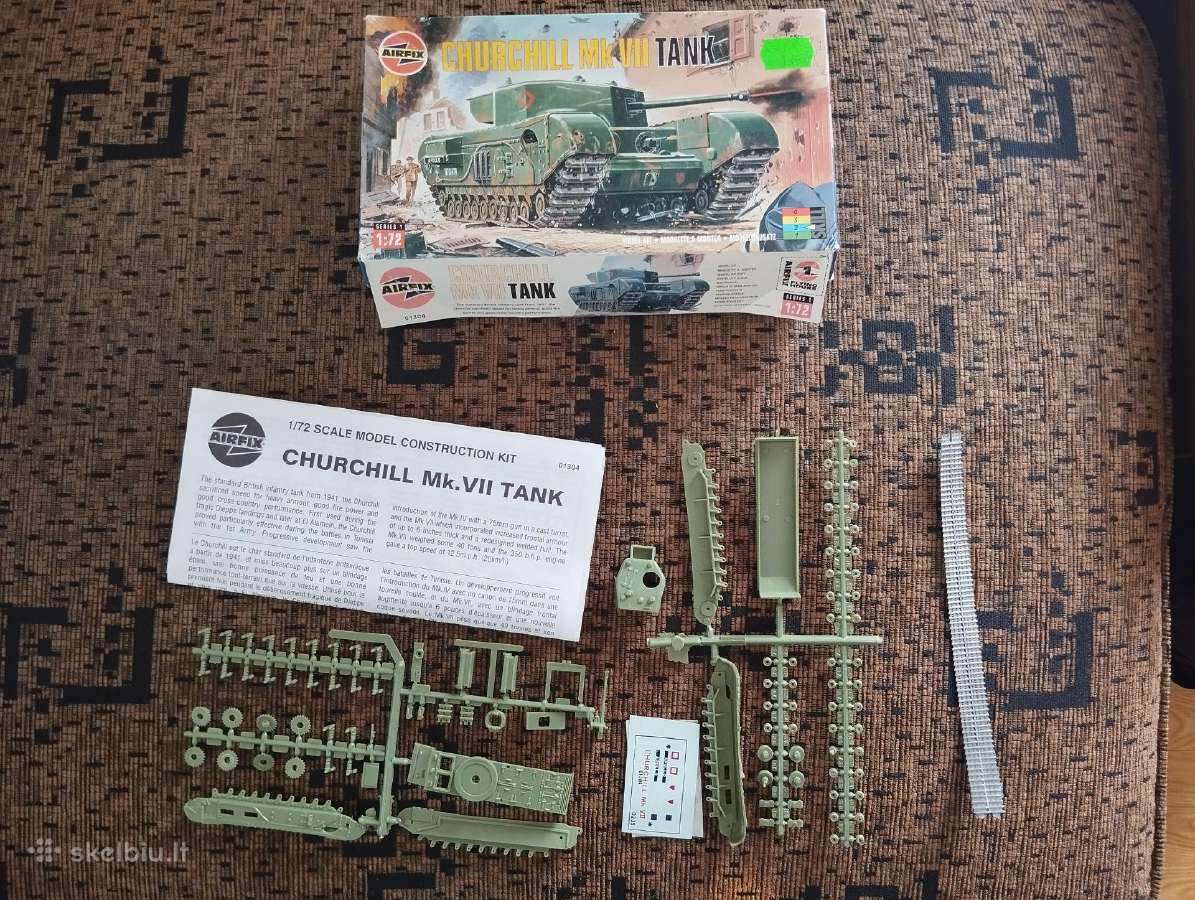 Plastikinis klijuojamas modelis Airfix Tank