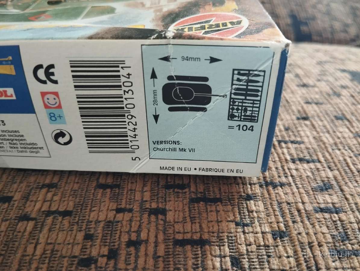 Plastikinis klijuojamas modelis Airfix Tank - nuotraukos Nr. 3