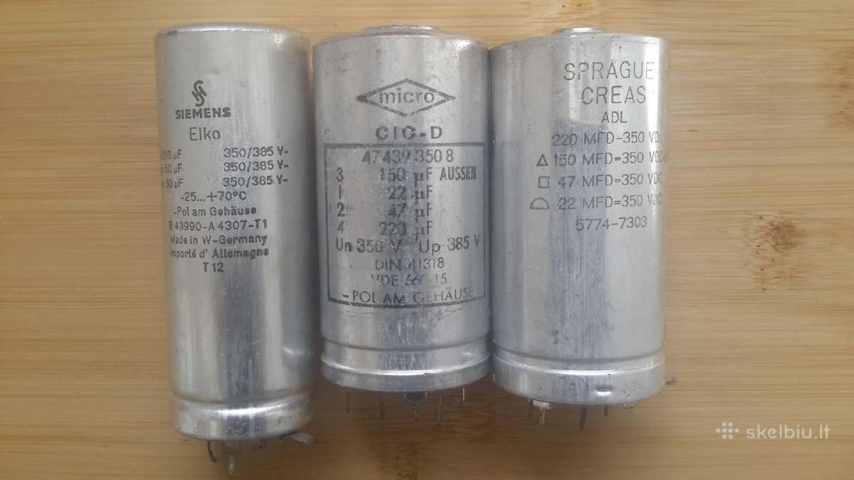 Kondensatoriai 200-1000v - nuotraukos Nr. 5