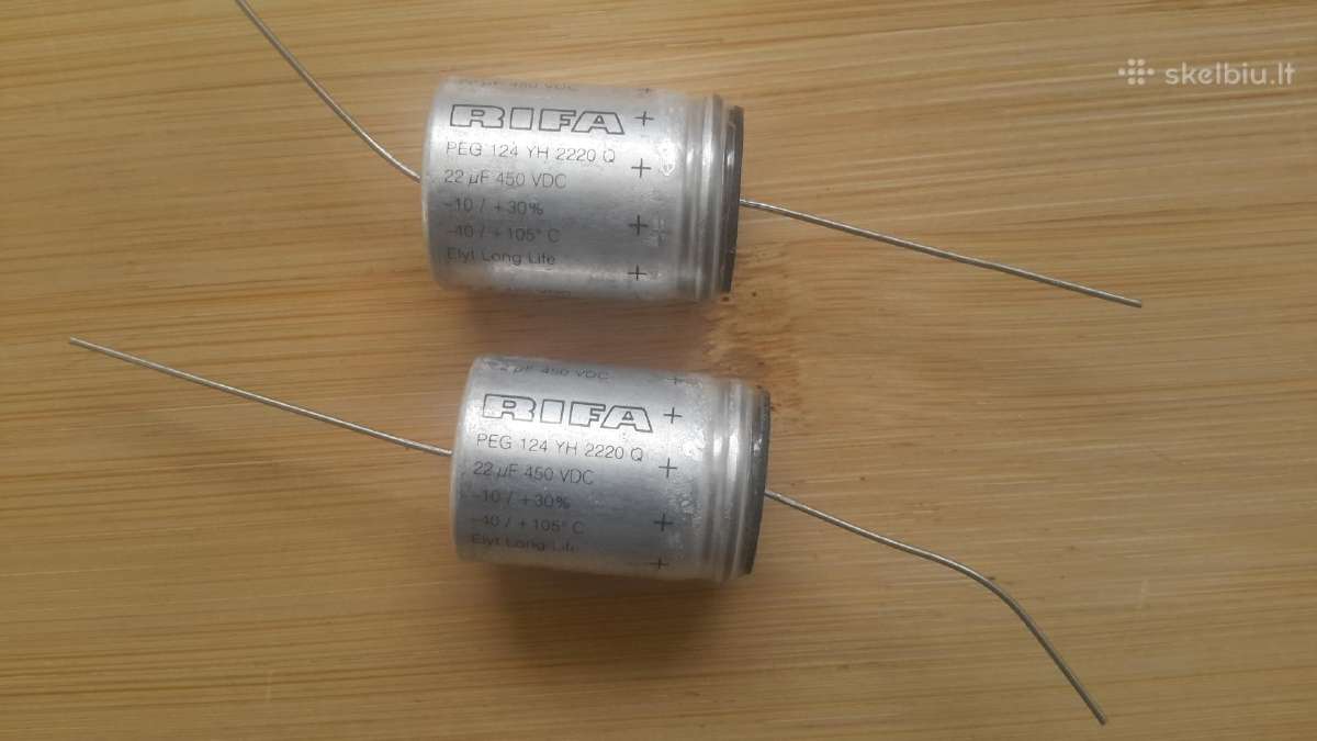 Kondensatoriai 200-1000v - nuotraukos Nr. 9