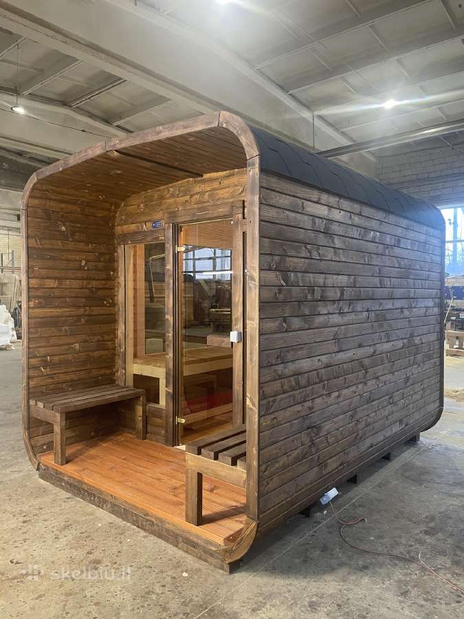 Cube Sauna: pusapvalė lauko pirtis - nuotraukos Nr. 10