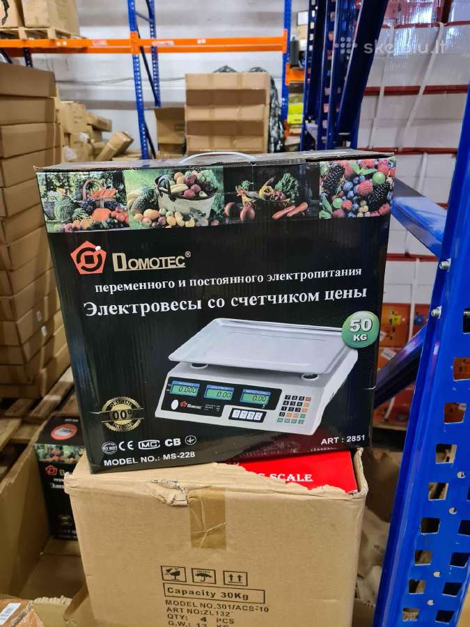 Prekybinės svarstyklės Pigiau Naujos Garantija - nuotraukos Nr. 4
