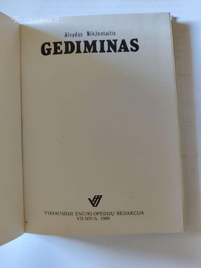 Knyga "Gediminas" - nuotraukos Nr. 2