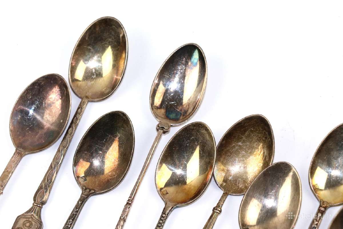 Šaukšteliai 15 vient. Metalas kaina 25 eurai - nuotraukos Nr. 2