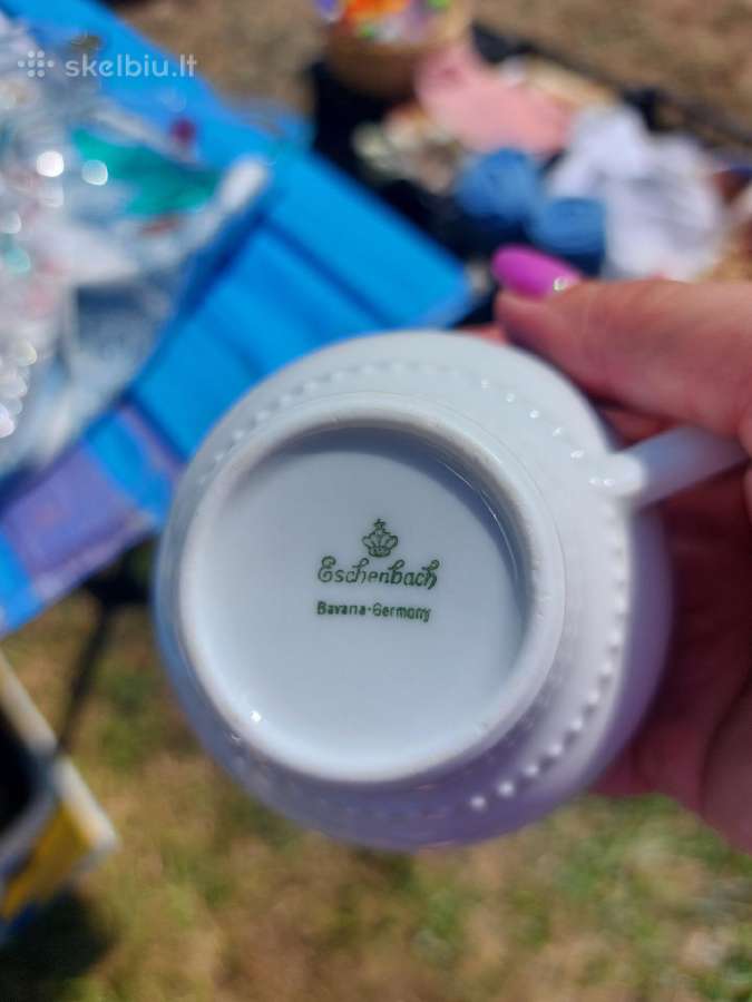 Eschenbach Venice indai, perlų apvadas, kobalto - nuotraukos Nr. 5
