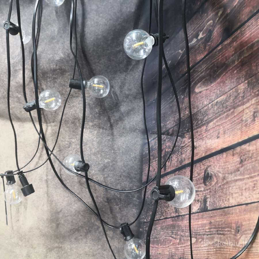 LED lauko lempučių girlianda - nuotraukos Nr. 3
