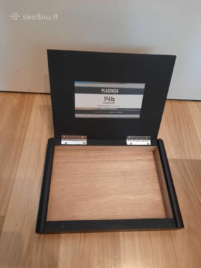 67. Cigarų dėžė Plasencia juoda Cosecha 146 Nr.4 - nuotraukos Nr. 2