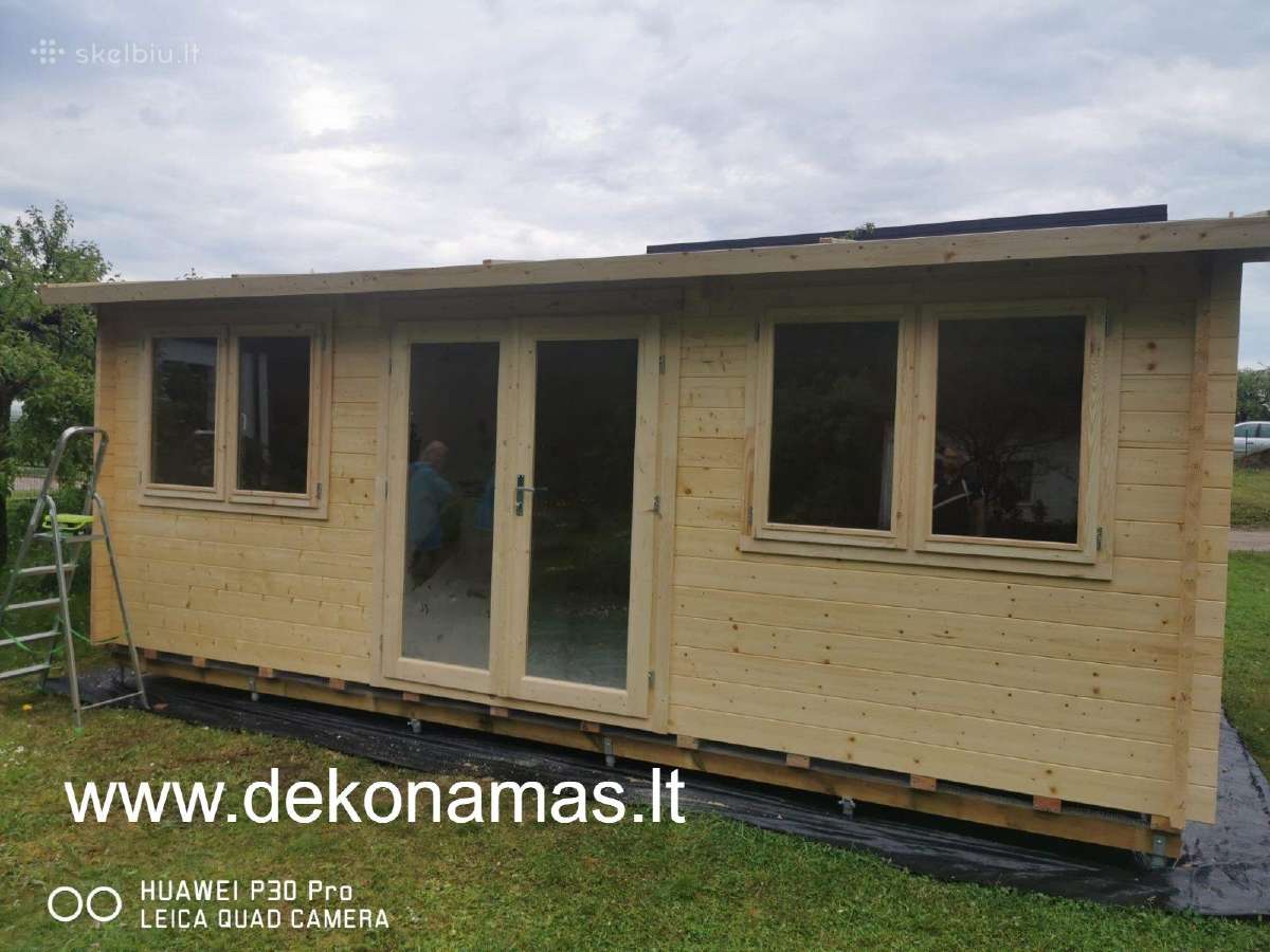 Medinis sodo namelis Lukas 6x4 m. Akcija 3990 eur - nuotraukos Nr. 4