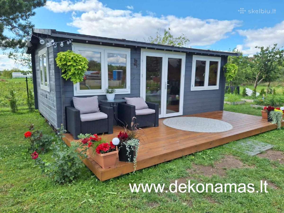 Medinis sodo namelis Lukas 6x4 m. Akcija 3990 eur - nuotraukos Nr. 2