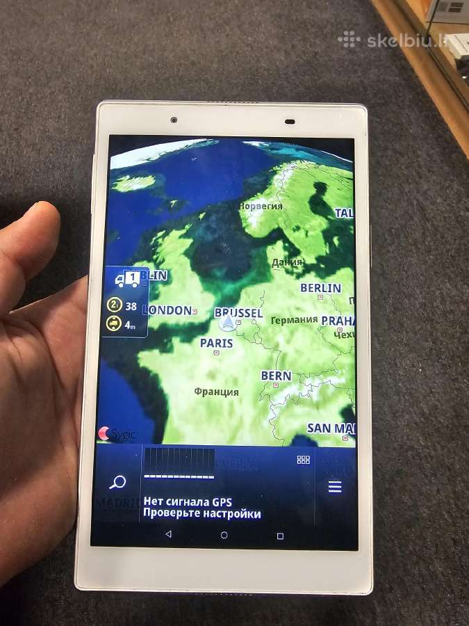Planšetinis lenovo 7 su sunkvež. GPS programa