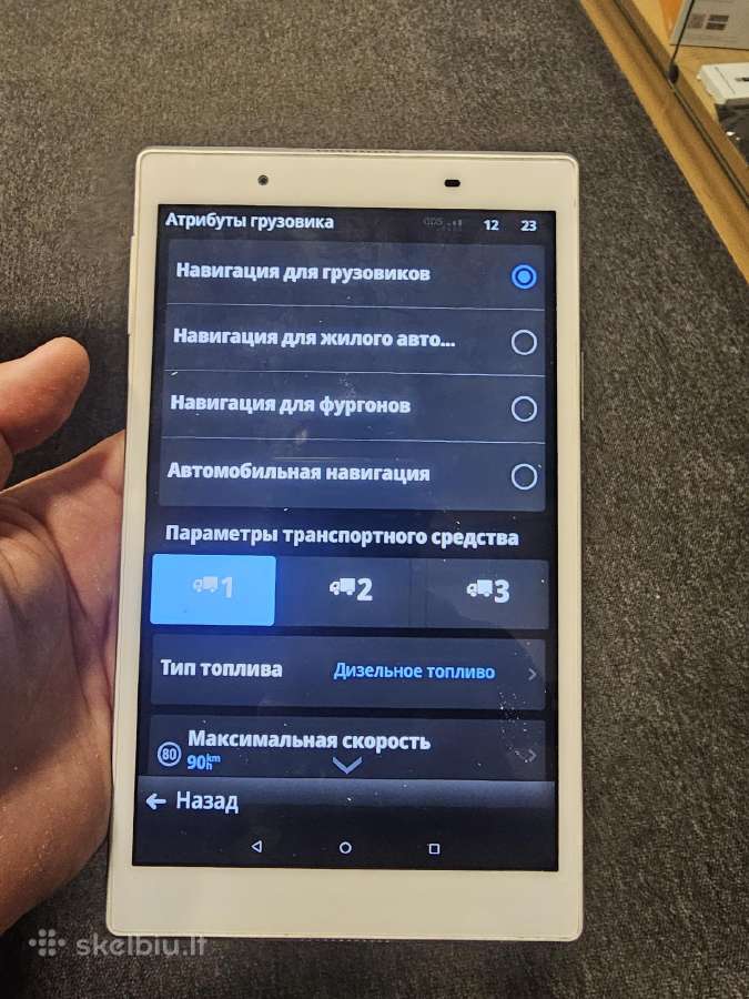 Planšetinis lenovo 7 su sunkvež. GPS programa - nuotraukos Nr. 3