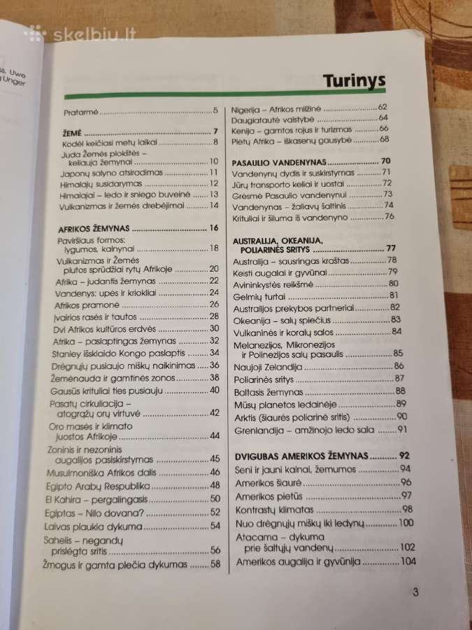 Pasaulio geografija 7 klasė - nuotraukos Nr. 3