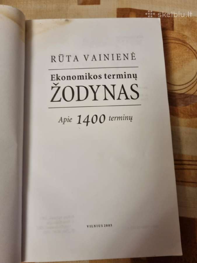 Ekonomikos terminų žodynas - nuotraukos Nr. 3